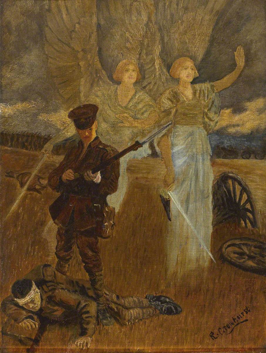 Crowhurst, R.; The Angel of Mons, c.1914