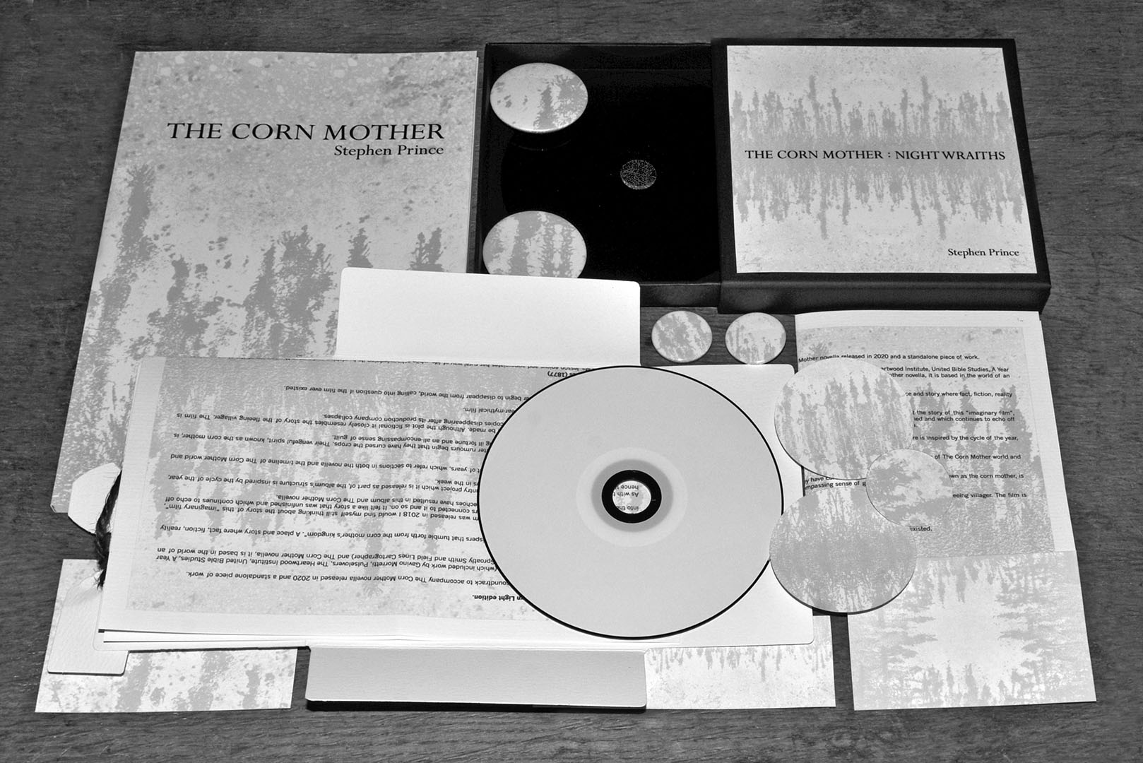 The-Corn-Mother-novella-The-Corn-Mother-Night-Wraiths-CD-albums-Stephen-Prince-A-Year-In-The-Country-all-components